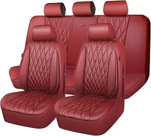 CAR PASS - Fundas de asiento de piel lujo para auto