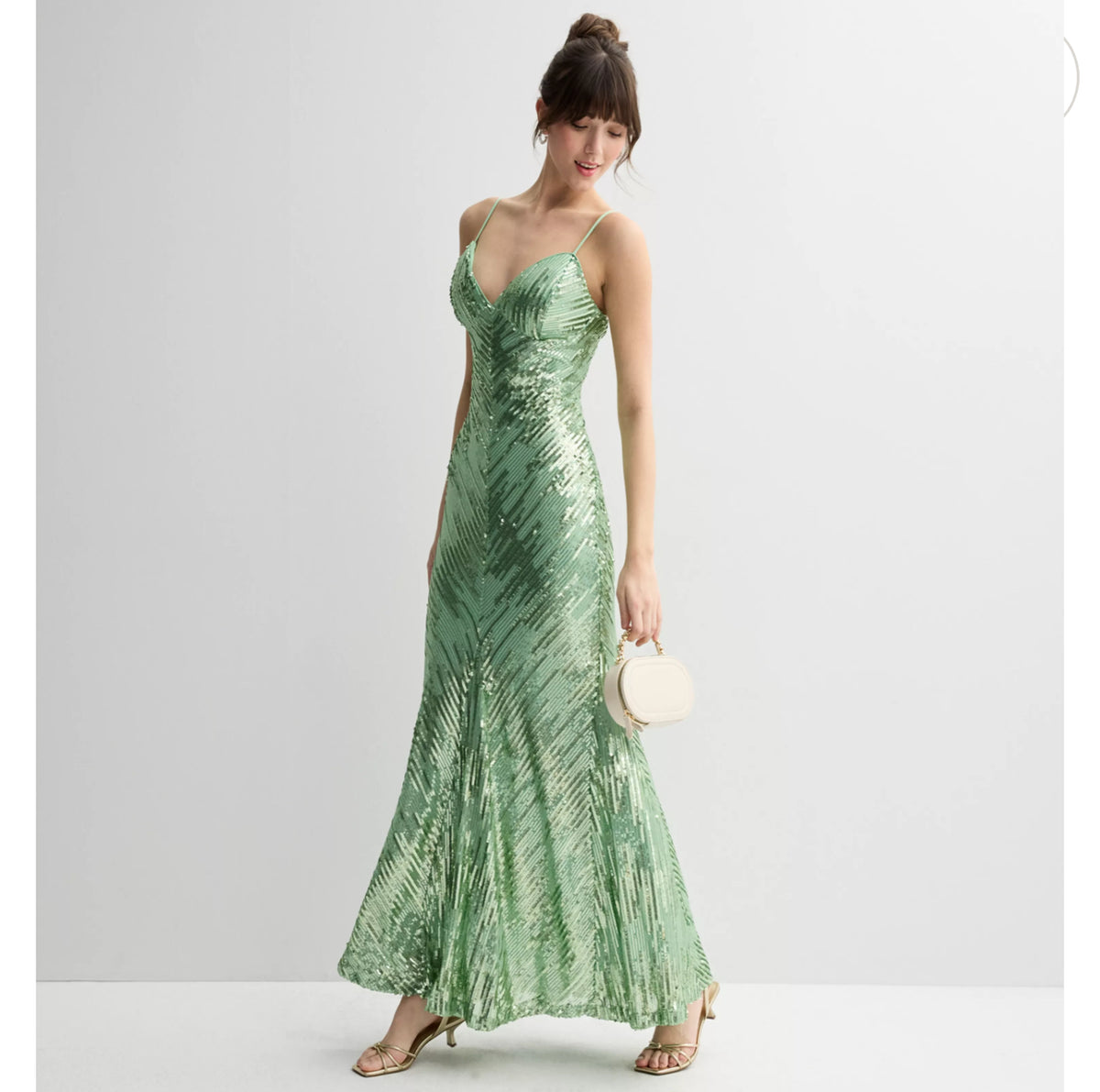 VESTIDO DE NOCHE DE LENTEJUELA
