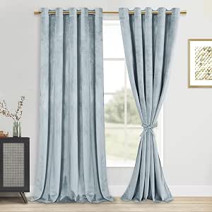 DWCN Cortinas de terciopelo extra anchas