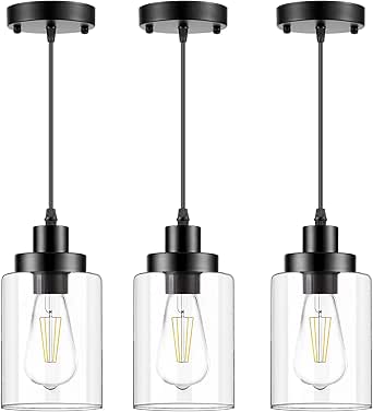 Lámpara colgante industrial WimiSom - paquete de 3