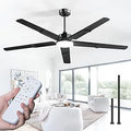 Ventilador de techo con luz y control remoto