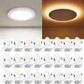 Paquete de 24 luces LED empotradas 5CCT