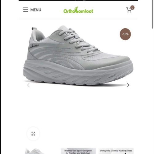 Tenis ortopédicos para pie diabético talla 4W