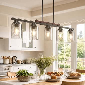 Amico - Lámpara colgante 5 luces para cocina