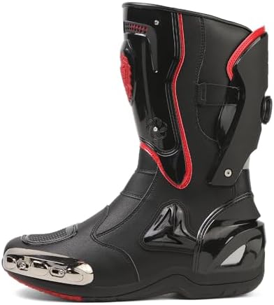 Zeozoom Botas de equitación para motocicleta