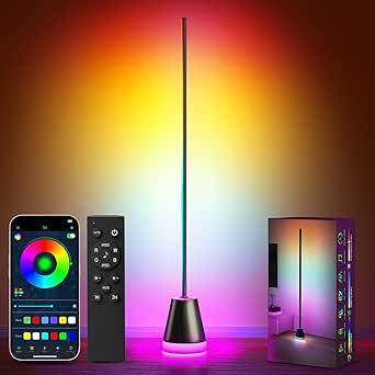 Lámpara de pie LED RGB inteligente