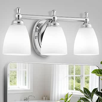 Apliques de luz para baño 3 luces