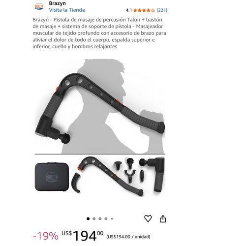 Brazyn Talon Masajeador Percusivo