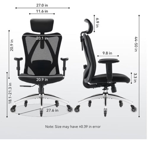 SIHOO Silla de Oficina Ergonómica