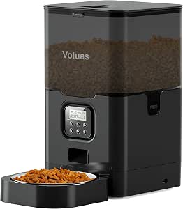 VOLUAS dispensador automático de alimentos para gatos