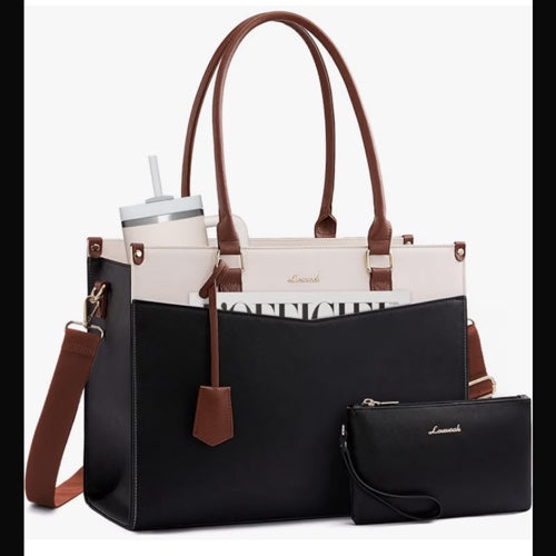 LOVEVOOK Bolsa para Laptop Dama 2-en-1