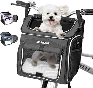 BARKBAY Cesta para bicicleta de perro