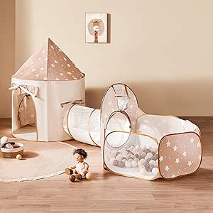 Tienda de Juegos con Túnel para Niños