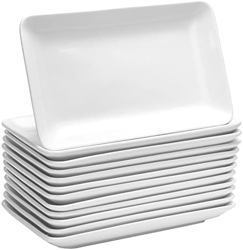 Irenare Platos Rectangulares de Porcelana