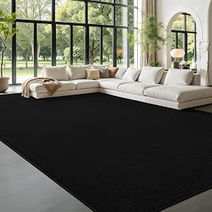 Deerhoo alfombra moderna antideslizante 7x10 pies