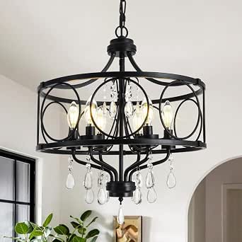 Lámpara colgante moderna de 6 luces