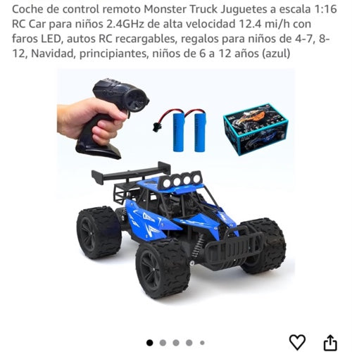 Remote Control Monster Truck 1:16 Scale