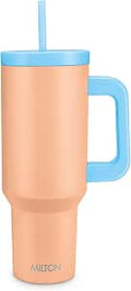Milton Vaso 40 onzas con asas y pajitas