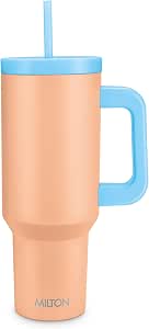 Milton Vaso 40 onzas con asas y pajitas