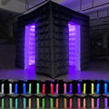 Cabina inflable con luz led para fotos