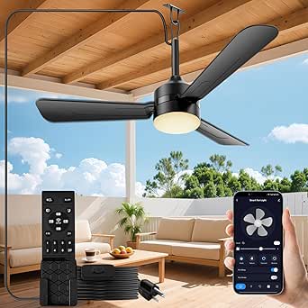 Ventilador de Techo con Luces LED 45W