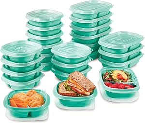 Rubbermaid - Juego de recipientes de almacenamiento