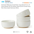 famiware Tazón Cereal y Sopa para 4