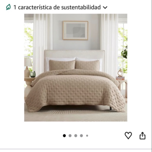 Set de edredón de 3 piezas tamaño matrimonial