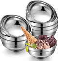 Funnymoom - Set de 8 Cuencos de Acero Inoxidable