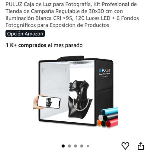 PULUZ 12" Dimmable Light Box Kit
